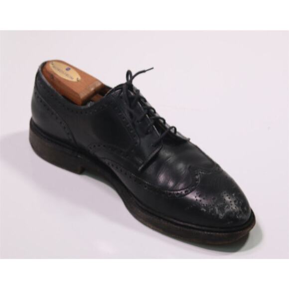 Paul Smith Brown Captoe Oxford Leather Dress Shoes Men's US 9 - Picture 7 of 11